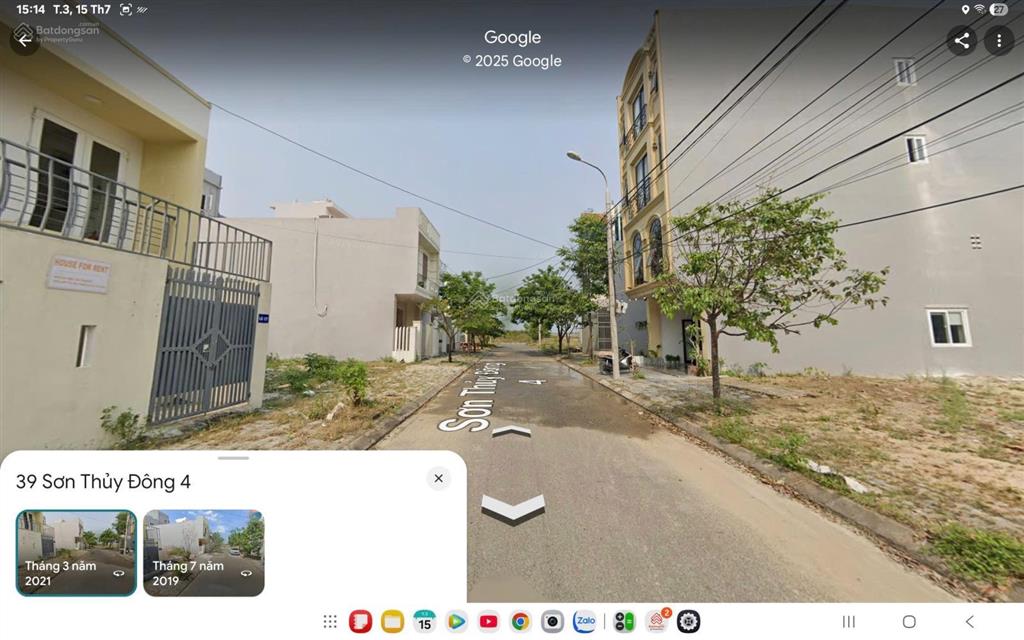 2 lô liền kề đường sơn thuỷ đông 4, vị trí đẹp cách biển 200m