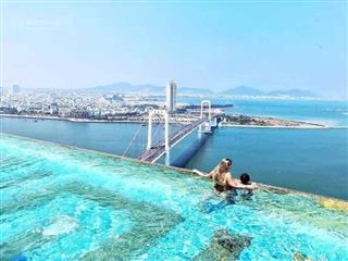 Cho thuê căn hộ golden bay, 2 phòng ngủ, full nội thất cao cấp 5*, view biển,  0905 840 ***