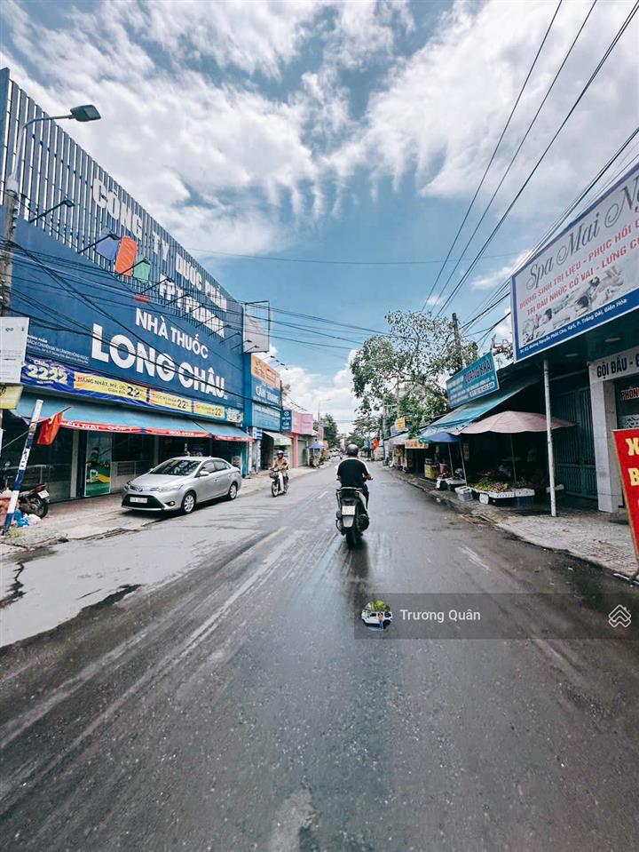 1 lô duy nhất mặt tiền kinh doanh buôn bán đường thông  gần chợ phú thọ  kp5  p. trảng dài