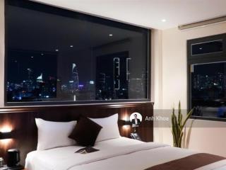 Siêu phẩm! khách sạn đường hoaphan xích long. (5x20) sẵn 7 tầng tm. thu nhập 85tr. chỉ 21,5 tỷ tl.