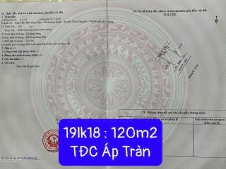 Hàng hiếm tại tđc áp tràn phường thuỷ nguyên  mặt đường chính 26m