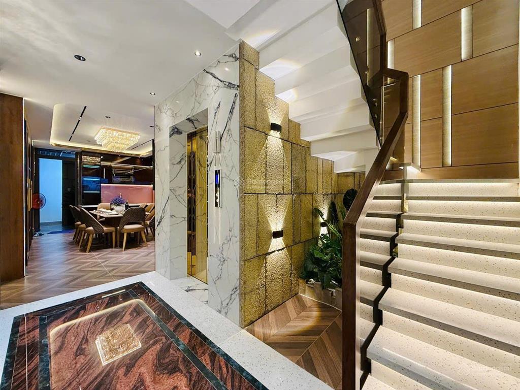 Mtkd 4x25, 7 tầng, thang máy, full nt, mới xây gần cv làng hoa, chỉ 15,x tỷ