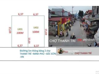 Hàng f0 thanh trí minh phú sóc sơn
 rẻ hơn thị trường 23 tr/m2  khuôn thử siêu đẹp mặt tiền 6,3