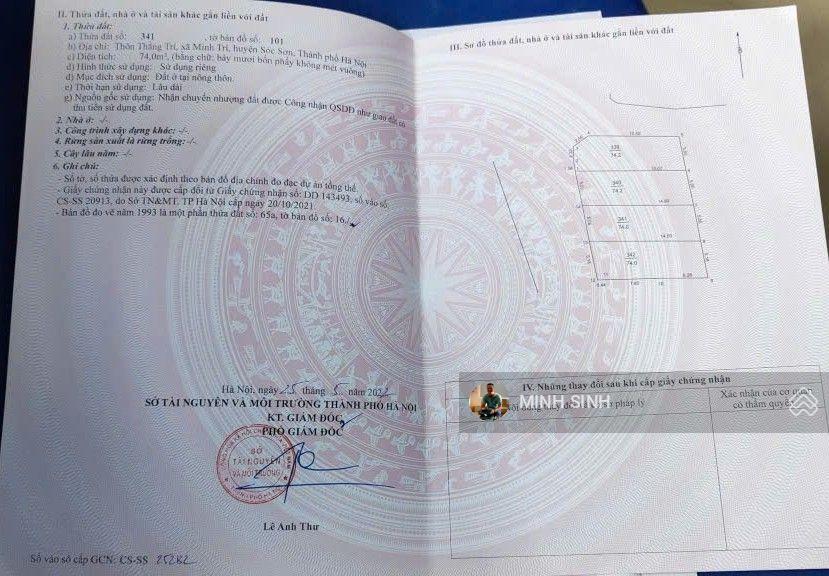 Đất đẹp nhất thắng trí mà giá hơn 2tỷ sở hữu ngay lô đất 74m2 tại thắng trí minh trí. đất đep đư