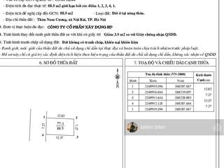 Hot! bán đất tại xã hiền ninh, sóc sơn, hà nội, 33 triệu / m2, 88.5 m2