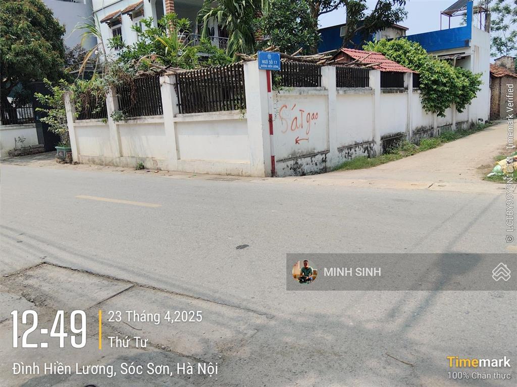 Xuân bách  quang tiến  ss  hn dt 88m2 full thổ cư mặt tiền 4.50m nở hậu. đường 4m