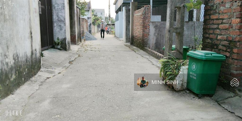 Chủ cần bán đất bắc thượng  quang tiến  sóc sơn dt 100m2. lô góc 2 mặt tiền mặt tiền