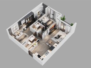 Căn hộ 2 pn dt 67m2 giá chỉ từ 3,3 tỷ tại economy residences như quỳnh