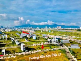 Lô đất biệt thự 260m2 ven sông khu đô thị nam hoà xuân, giá chỉ 7, x tỷ