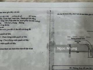 [ ngũ hành sơn ]  giảm 2 tỷ bán nhanh góc đường 10m5 bùi quốc khái