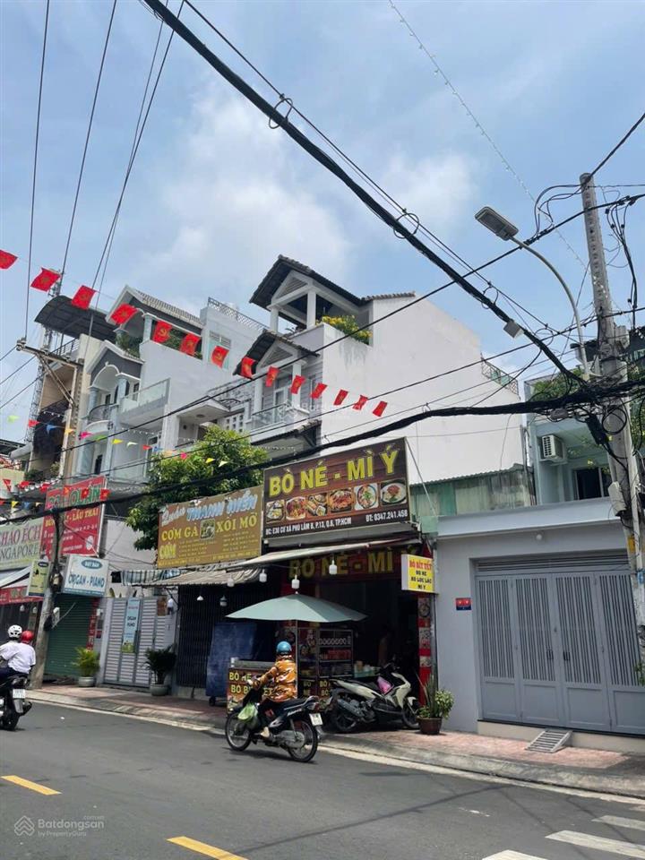 Bán nhà mặt tiền kinh doanh phố ẩm thực cxpl b, dt 4x21m vuông vức, trệt 1 lửng. giá 12.9tỷ có tl