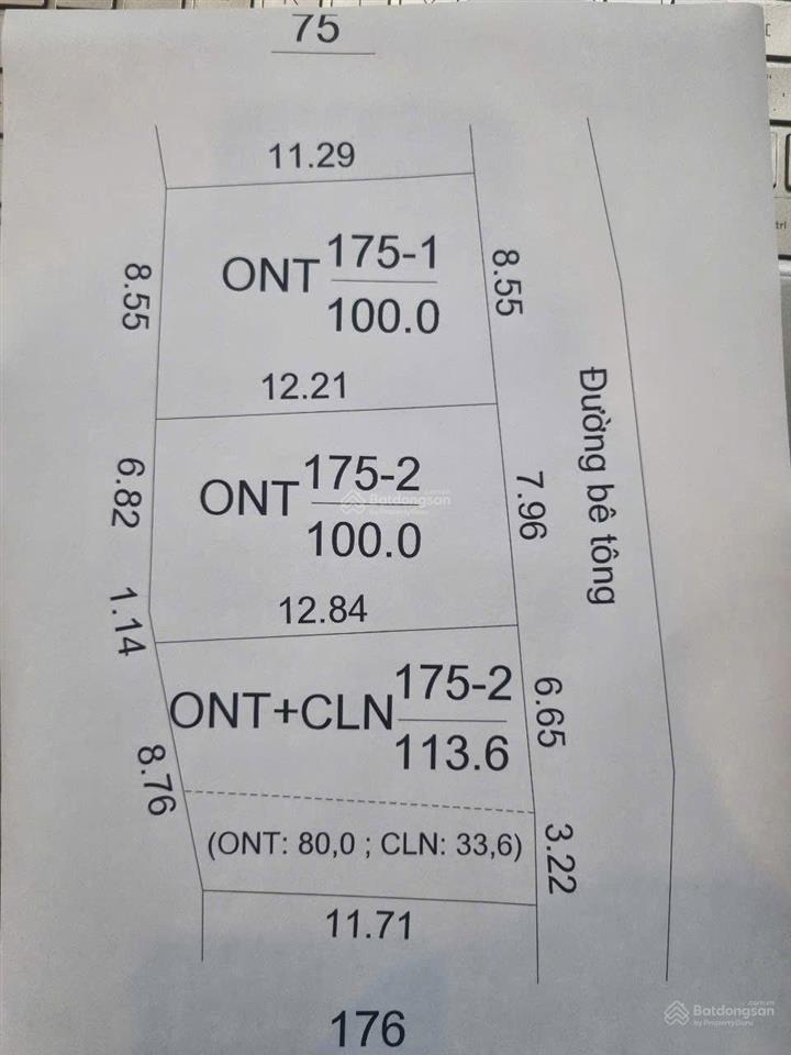 Cần bán 2 lô đất s=100m2 full thổ cư, vuông vắn. nằm trong khu nghỉ dưỡng, dự án lớn tại lương sơn