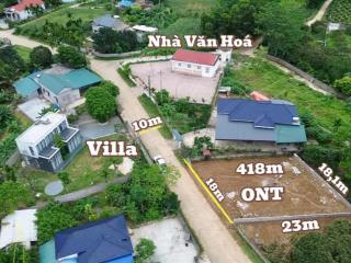 Cần bán lô đất nghỉ dưỡng trục chính ( s= 418m2 full ont ) giá đầu tư  thích hợp làm vila homstay