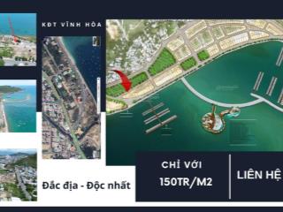 Bán lô góc 3 mặt tiền  đẹp nhất khu biệt thự bến du thuyền  nguyễn cơ thạch, kđt vĩnh hoà