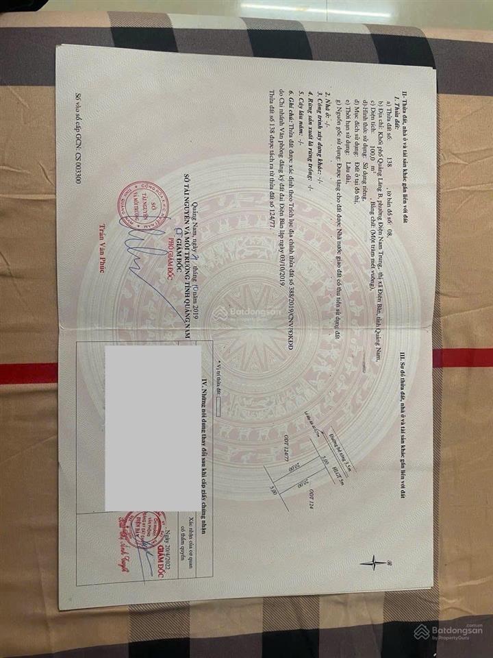 Chào bán lô mặt tiền đường nhựa c8 võ như hưngphường điện bàn đôngtp đà nẵng.dt 200m2 (10m x 20m)