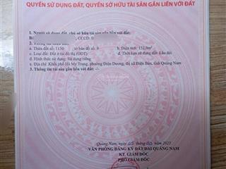Cc chào bán 2 lô liền, dt 5m x 33m, bê tông 3m có lề, kp hà my trung, ph điện bàn đông. 1tỷ3/1 lô