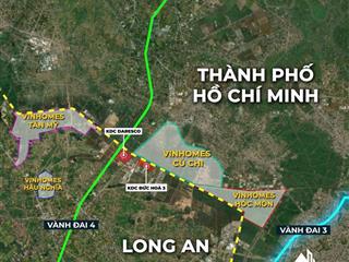 Nền đất 158m2 đối diện vingroup  sát trường học thpt hậu nghĩa  đủ thổ  sổ riêng