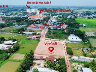 Hỗ trợ trả góp lô đất 162,8m2 (6 tháng) 0% lãi suất  đất cao ráo  full thổ  sổ sạch mới năm 2025