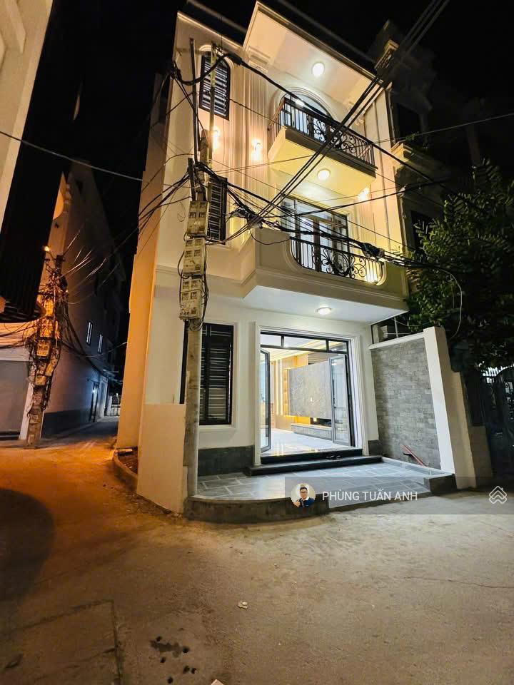 Xuất hiện một căn villa đường lạch tray xây mới, lô góc ô tô đỗ cửa