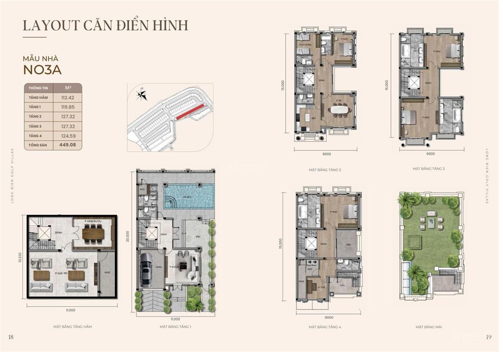 Mở bán biệt thự long biên golf villas 218  545m²  sổ   pkd 0906 388 ***