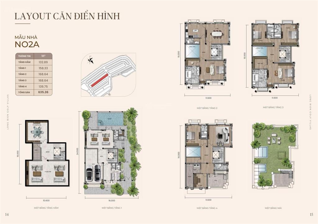 Mở bán biệt thự long biên golf villas 218  545m²  sổ   pkd 0906 388 ***