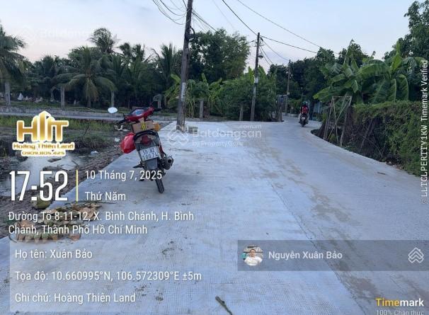 Chính chủ cần bán 226,2m2 hẻm đinh đức thiện, gần chợ bình chánh, giá 3,9ty.  0909 805 ***