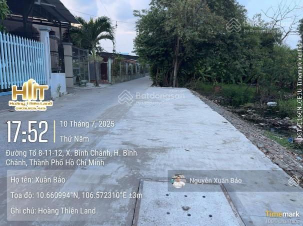 Chính chủ cần bán 226,2m2 hẻm đinh đức thiện, gần chợ bình chánh, giá 3,9ty.  0909 805 ***