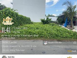 Chính chủ gửi bán 93m2 mặt tiền đường nhựa bùi văn sự, giá 3ty.  0909 805 ***