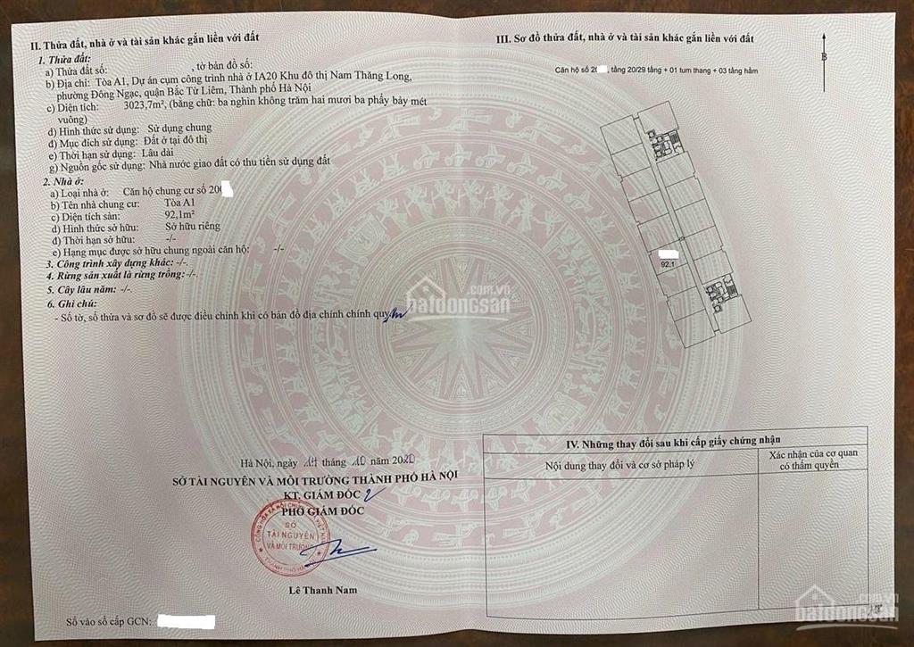 Chung cư ia20 ciputra 92m2, 100m2, 110m2 giá 6,7tỷ, 0382 276 ***