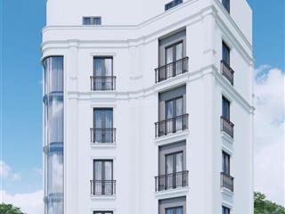 Bán toà căn hộ cho thuê lạc long quân, bưởi, tây hồ 75m2 góc 2 mặt đường thông cực đẹp 7t 24,95 tỷ