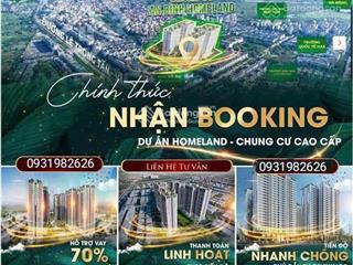 Bảng hàng hơn 300 căn độc quyền view đẹp được booking ở an bình homeland giá rẻ  0931 982 ***