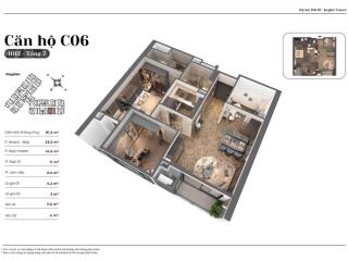 Cần bán gấp căn c06 dt 82m2(2pn+1) tại toà h2 kepler landl/h 0866 836 ***