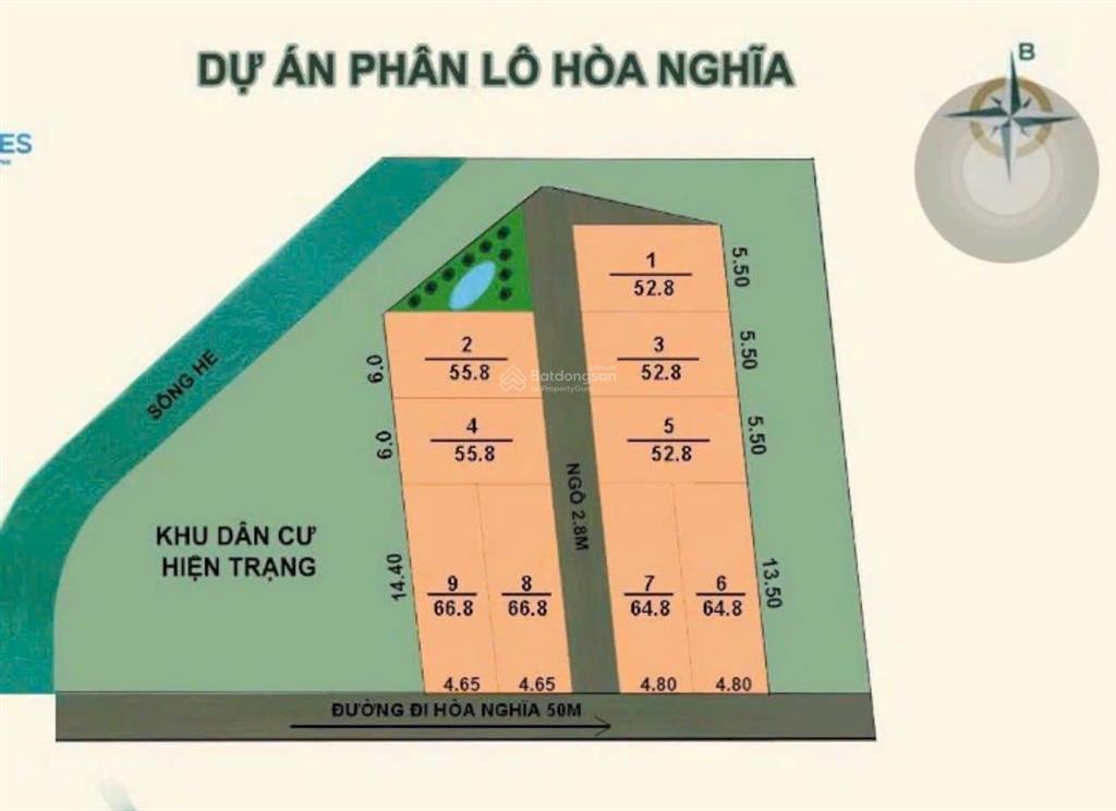 Bán gấp 9 lô đất sẵn sổ đỏ ô tô vào, sát đường cầu rào 3  hoà nghĩa  dương kinh chỉ 20tr/m2