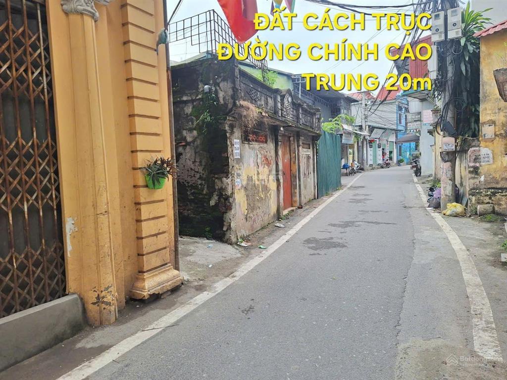 Bán mảnh thổ cư 41m2, cách trục chính có chợ và buôn bán sầm uất chỉ 20m tại cao trung, hoài đức
