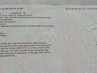 Chính chủ bán lô đất ở vạn phúc, thanh trì, hn. mt 5.1m hướng tây nam. 0989 334 ***