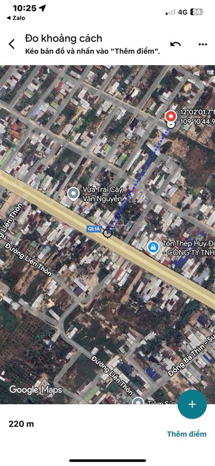 Chính chủ bán lô đất siêu đẹp tại thôn tân quý xã cam thành bắc, cam lâm, khánh hoà 0989 334 ***