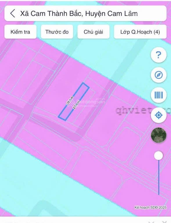 Chính chủ bán lô đất siêu đẹp tại thôn tân quý xã cam thành bắc, cam lâm, khánh hoà 0989 334 ***