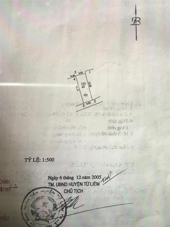 Bán đất mặt ngõ trần cung 50m2 giá 7 tỷ