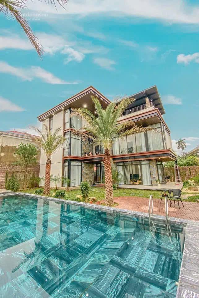 Siêu villa nghỉ dưỡng 1008m2 sẵn sổ đỏ minh trí  sóc sơn, đất 2 mặt tiền, để ở hoặc cho thuê