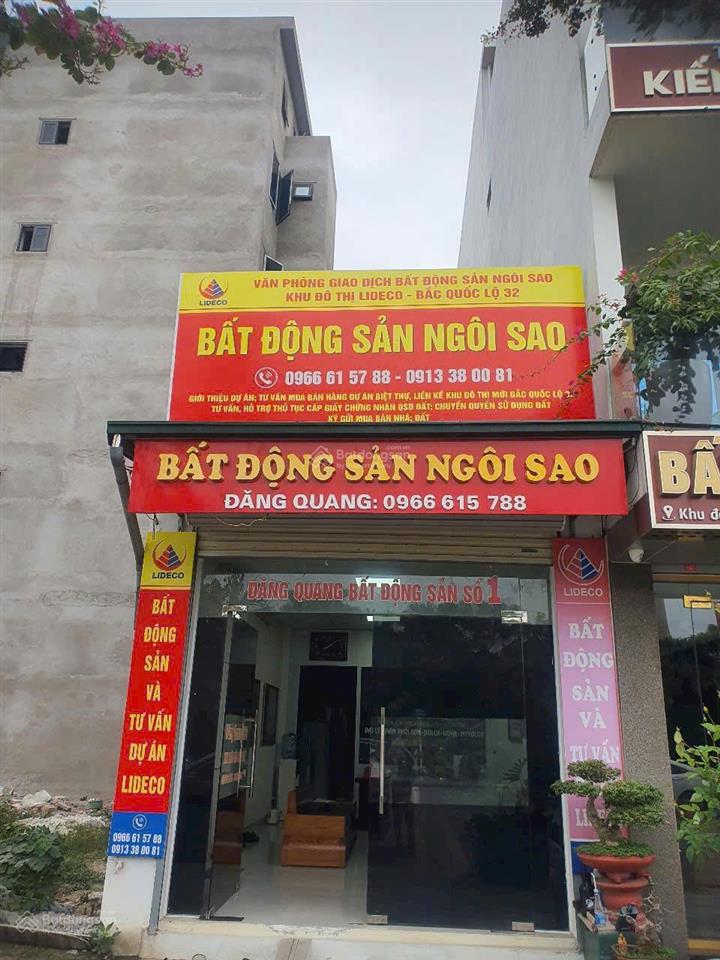 Bán đất mặt đường quốc lộ 32, hoài đức hà nội  diện tích 82m²  vị trí kinh doanh