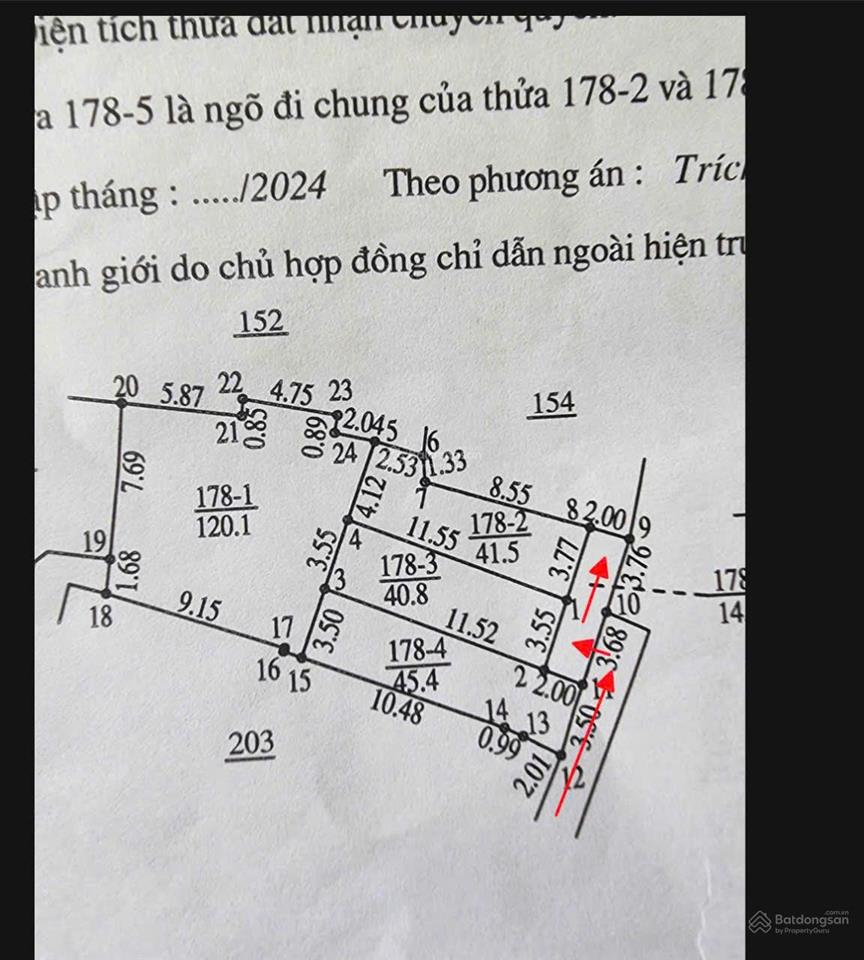 Cần bán lô đất thổ cư 41m², đường ô tô, gần chợ trường, ủy ban, lưu xá, đức giang hoài đức