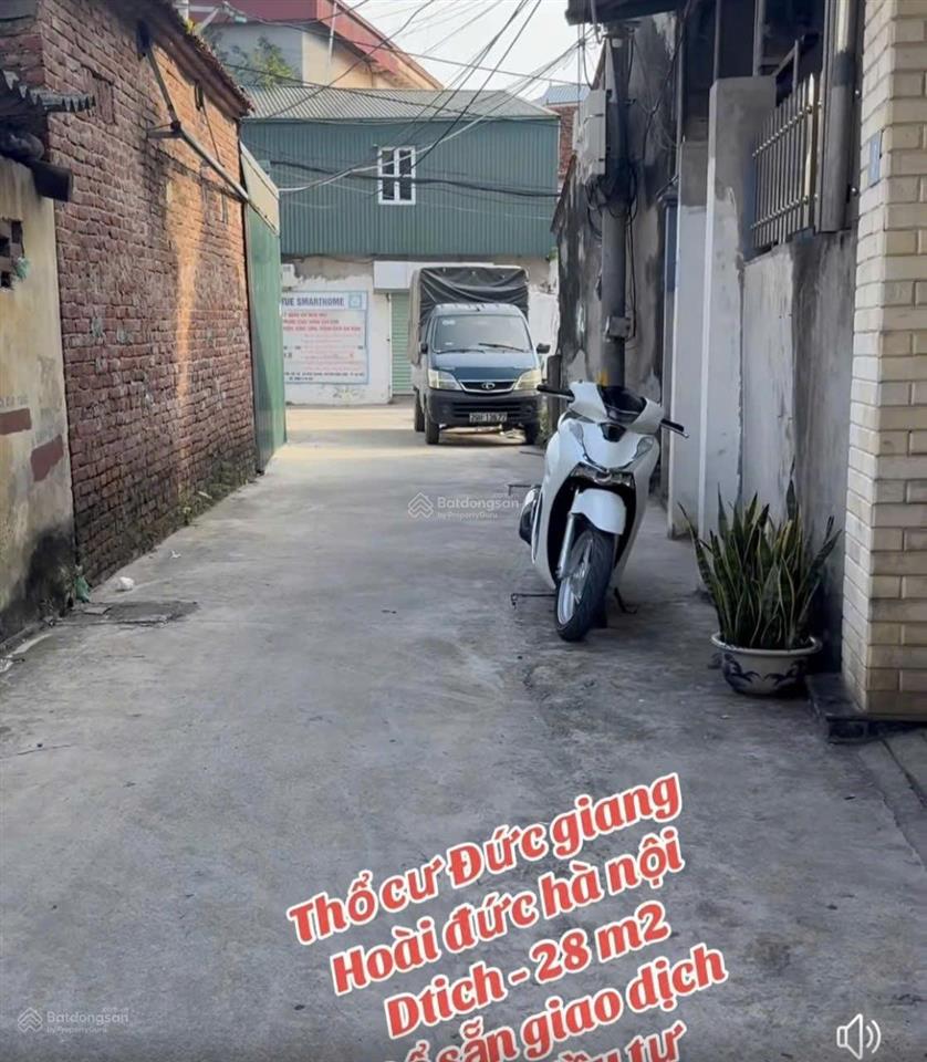 Cần bán lô đất thổ cư 41m², đường ô tô, gần chợ trường, ủy ban, lưu xá, đức giang hoài đức