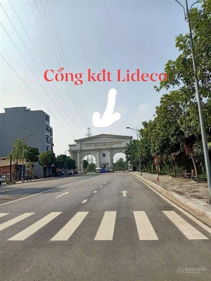 Bán biệt thự liền kề 84m² lideco hoài đức mặt tiền 7m, đường 12m, vị trí trung tâm!