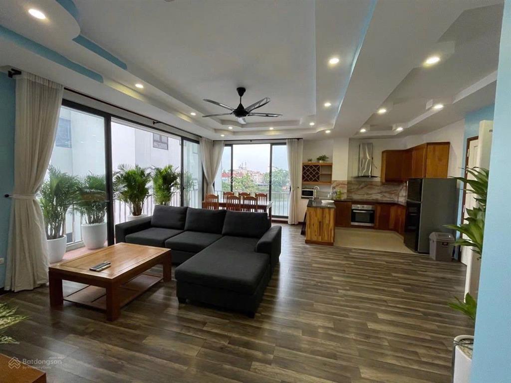 Bán tòa nhà căn hộ 8 tầng diện tích 130m2  mặt tiền 13m  dòng tiền  khu phố âu cơ  hà nội