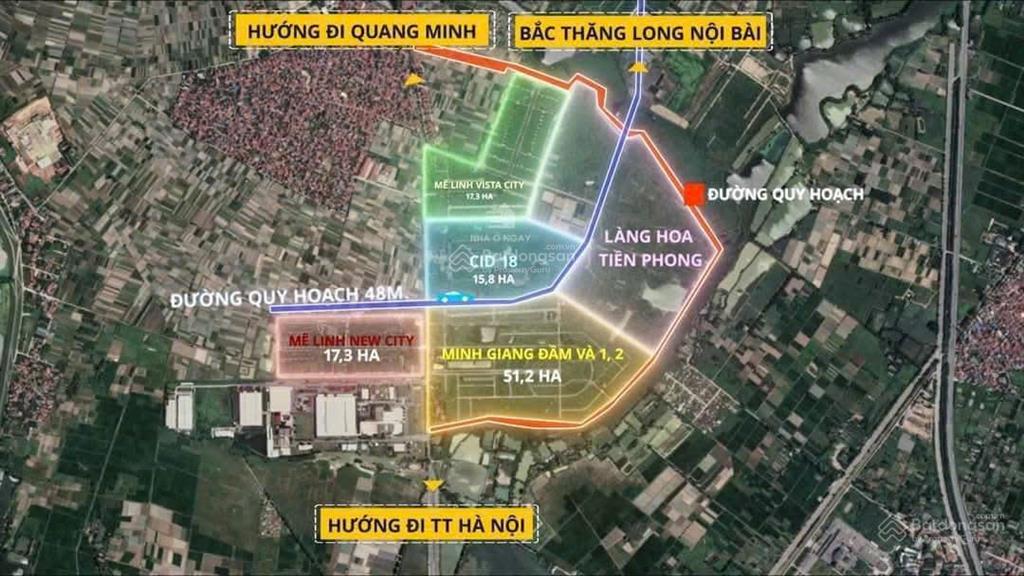 Bán đất nền dự án minh giang đầm và i điểm nóng mê linh đón sóng cầu thượng cát 2026