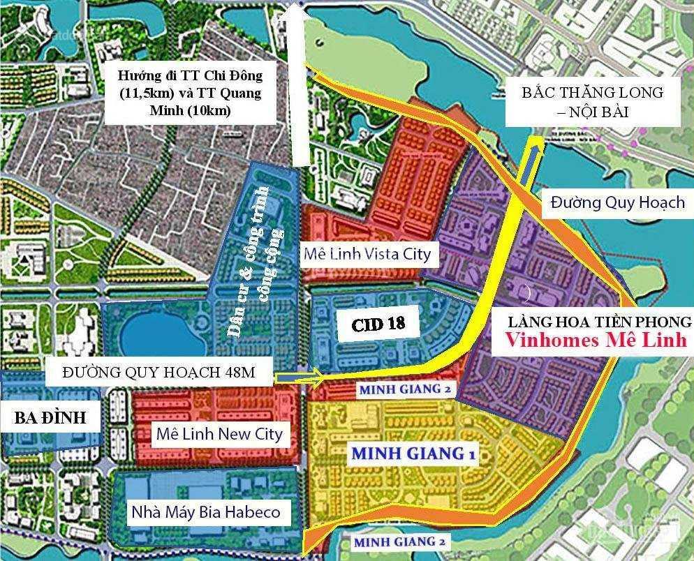 Bán đất nền dự án minh giang đầm và i điểm nóng mê linh đón sóng cầu thượng cát 2026