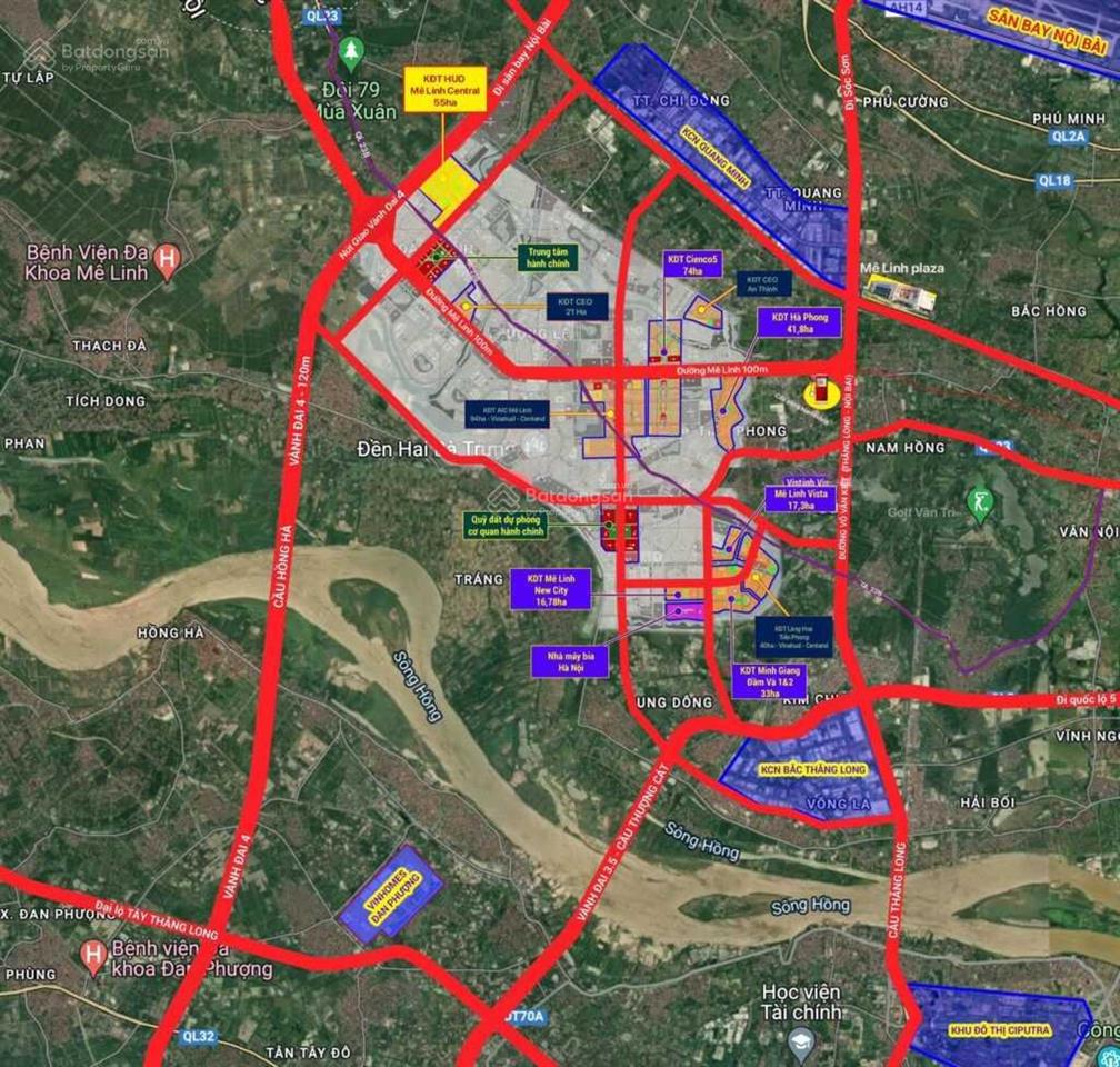 Chủ gửi riêng vp nhà đất đức long bán lô đất nền cienco5, mê linh, hn  mua là lời