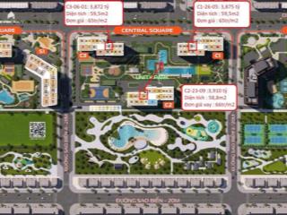 Căn 2n 50.3m2 trinity square ocp2 2,85tỷ. sẵn slot ôtô, free dịch vụ 14,3%, lãi suất 0%, vốn 650tr