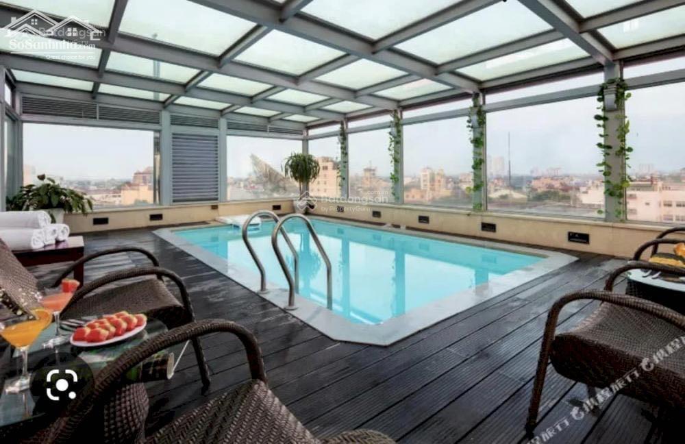Bán khách sạn trung tâm trung hoà nhân chính dt 540m2, mt 15m, xây 10 tầng, giá 385 tỷ, hiện ct 35k