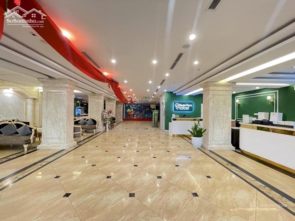 Bán khách sạn trung tâm trung hoà nhân chính dt 540m2, mt 15m, xây 10 tầng, giá 385 tỷ, hiện ct 35k